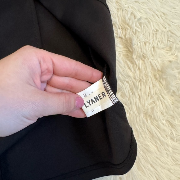 LYANER Black Dress Black Bodycon Dress Black Midi Dress Evening dress - Picture 3 of 5